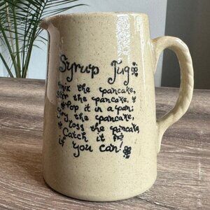 Pearson's of Chesterfield Stoneware, 1pt Syrup Jug.
